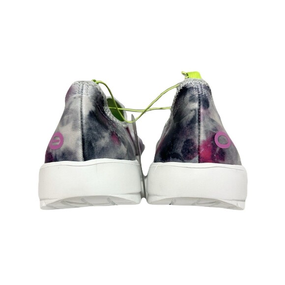 NEW Oofos Womens Size 6 OOmg Eezee Slip On Sport Recovery Shoes Tie Dye Pink - Picture 5 of 8